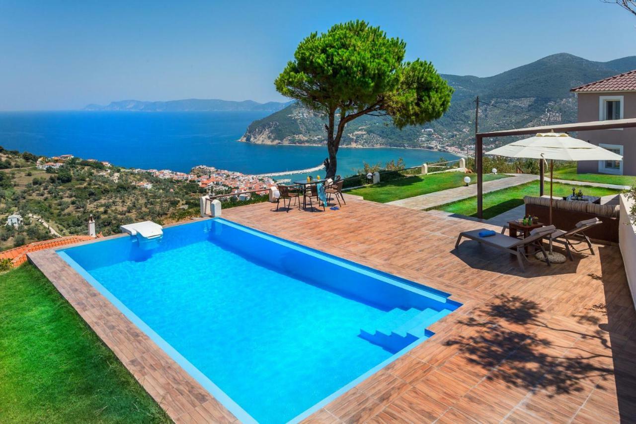 Villa Savvina Skopelos stad Exteriör bild