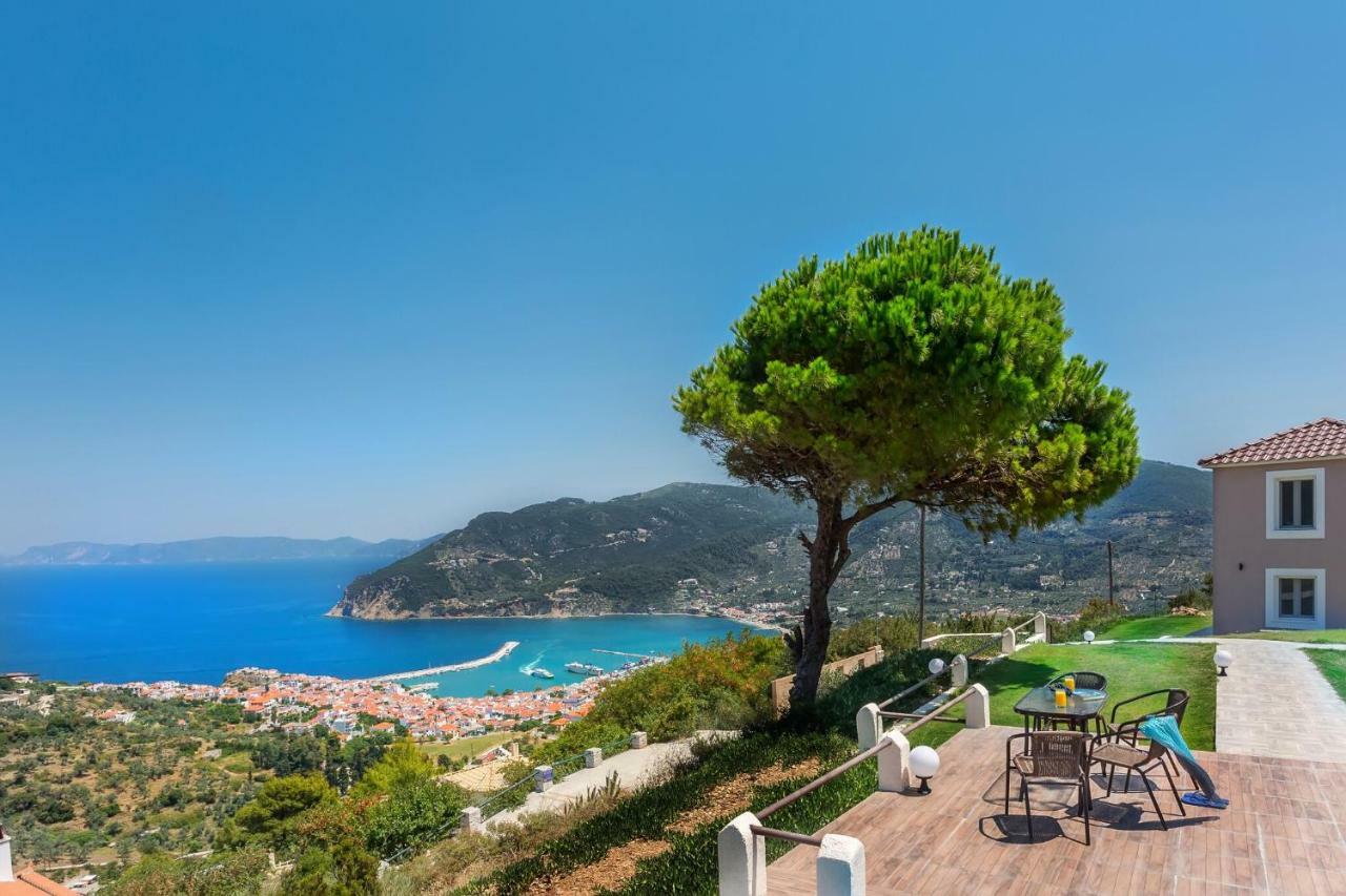 Villa Savvina Skopelos stad Exteriör bild